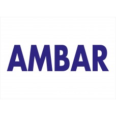 AMBAR - İkaz Levhası 