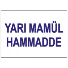  Yarı Mamül Hammaddde 