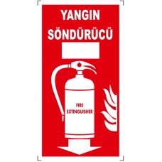  Yangın Söndürücü - İkaz Levhası